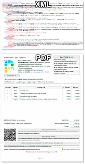 XML y PDF
